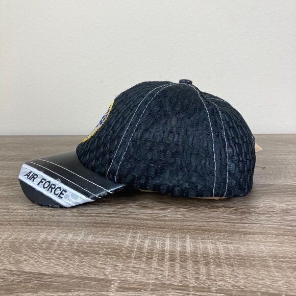 United States Air Force Hat USAF Unisex Military Embroidered USA‎ Vet Black OSFA - Picture 6 of 12